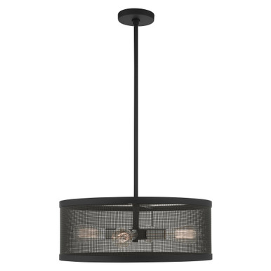 Industro 4 Light Small Chandelier by Livex - 46214