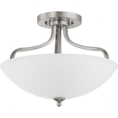 Laird 3 Light 15.63 Inch Wide Semi Flush Mount by Progress - P350136