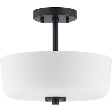 Tobin 2 Light 12.25 Inch Wide Semi Flush Mount by Progress - P350137
