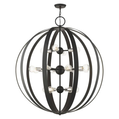 Modesto 16 Light Oversized Foyer Chandelier by Livex - 46418