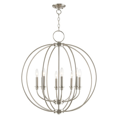 Milania 8 Light Large Chandelier by Livex - 4668