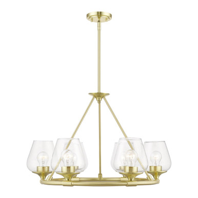 Willow 6 Light Medium Chandelier by Livex - 46726