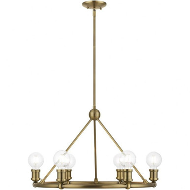 Lansdale 6 Light Medium Chandelier by Livex - 47166