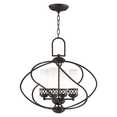 Westfield 4 Light Medium Chandelier by Livex - 4724
