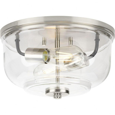 Rushton 2 Light 12 Inch Wide Flush Mount by Progress - P350205