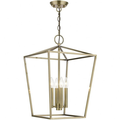 Devone 4 Light Small Chandelier by Livex - 49434