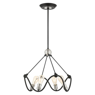 Archer 4 Light Medium Chandelier by Livex - 49733-14