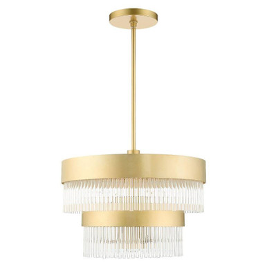Norwich 4 Light Small Chandelier by Livex - 49824