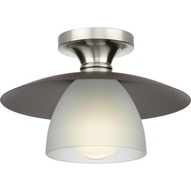 Trimble 1 Light 12 Inch Wide Semi Flush Mount by Progress - P350233