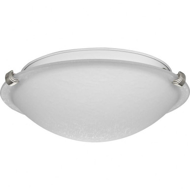 Linen Dome 30W 2 LED 12.25 Inch Wide Flush Mount by Progress - P350170-009