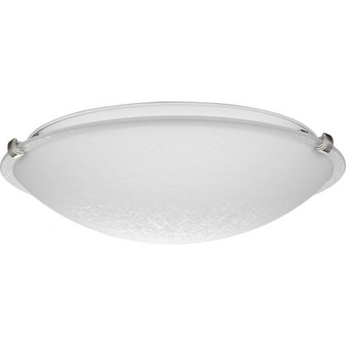 Linen Dome 45W 3 LED 16.25 Inch Wide Flush Mount by Progress - P350178-009