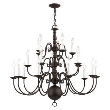 Williamsburgh 20 Light Oversized Chandelier by Livex - 5019