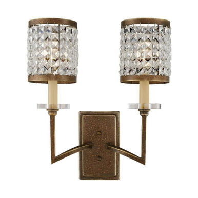 Grammercy 2 Light Vanity Light 14 Inch Wide by Livex - 50572