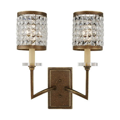 Grammercy 2 Light Vanity Light 14 Inch Wide by Livex - 50572