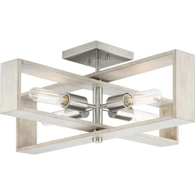 Boundary 4 Light 24 Inch Wide Flush Mount by Progress - P350269