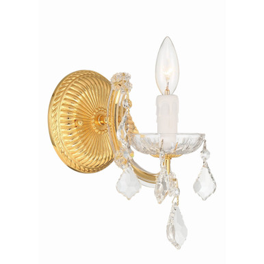 Maria Theresa 1 Light Candle Style Wall Sconce by Crystorama - 4471