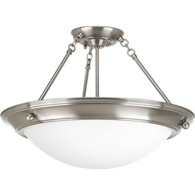 Eclipse 3 Light 19.38 Inch Wide Semi Flush Mount by Progress - P3569-09