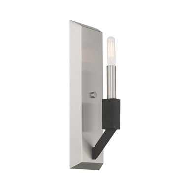 Beckett 1 Light Candle Style Wall Sconce by Livex - 51161