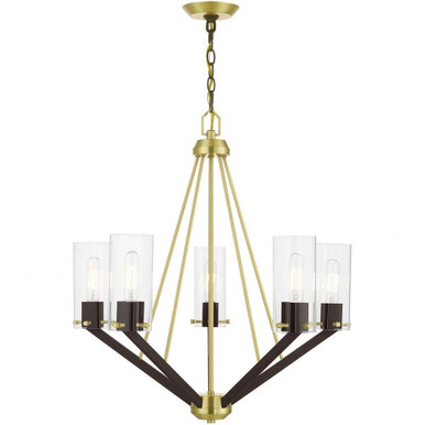 Beckett 5 Light Medium Chandelier by Livex - 51165