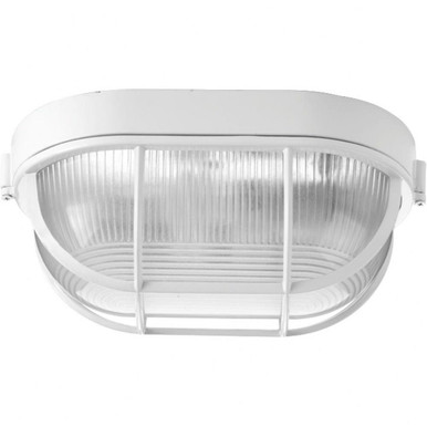 Bulkheads 1 Light 6.31 Inch Wide Outdoor Flush Mount by Progress - P3706