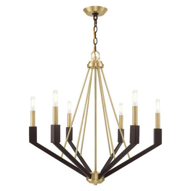 Beckett 6 Light Medium Chandelier by Livex - 51166