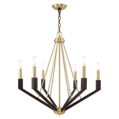 Beckett 6 Light Medium Chandelier by Livex - 51166