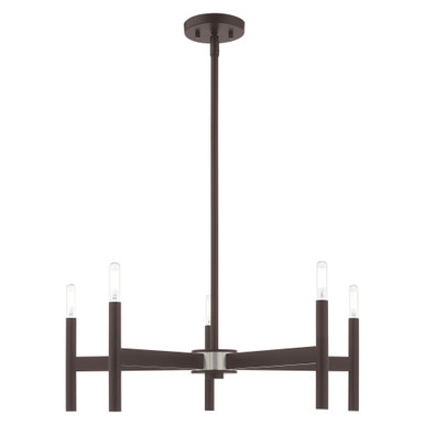 Copenhagen 5 Light Medium Chandelier by Livex 51175 - 51175