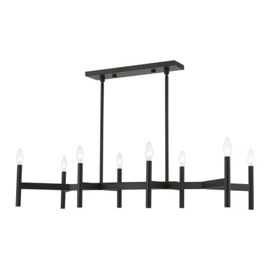Copenhagen 8 Light Small Linear Chandelier by Livex 51178 - 51178