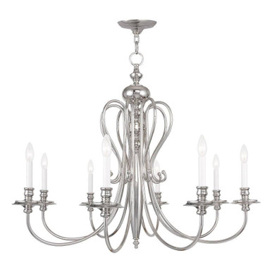 Caldwell 8 Light Oversized Chandelier by Livex - 5168