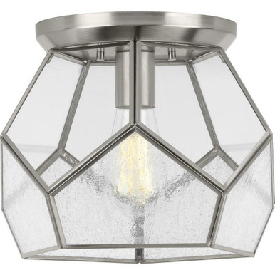 Cinq 1 Light 12 Inch Wide Flush Mount by Progress - P3868