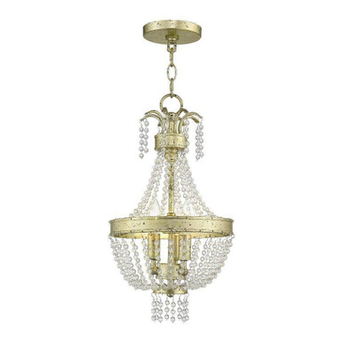 Valentina 3 Light Mini Chandelier by Livex - 51853