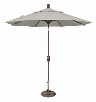 7.5 Foot Aluminum Crank Lift Octagon Market Umbrella by Simply Shade - SSUM97