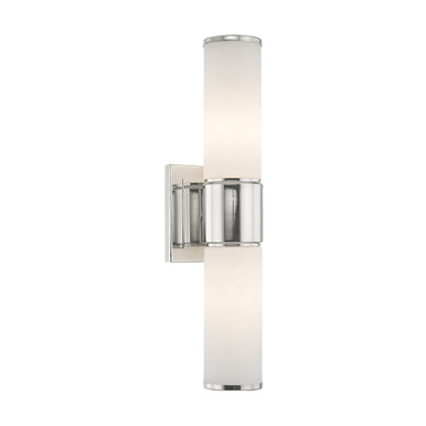 Weston 2 Light ADA Vanity Light 16.5 Inch Wide by Livex - 52122