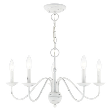 Windsor 5 Light Medium Chandelier by Livex - 52165