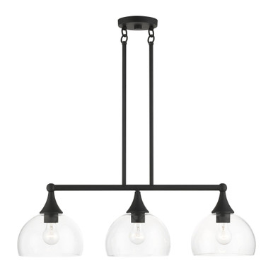 Glendon 3 Light Elegant Linear Chandelier by Livex - 53643
