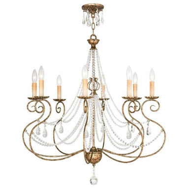 Isabella 5 Light Small Foyer Chandelier by Livex - 51907-36