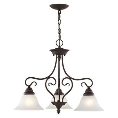 Coronado 3 Light Medium Chandelier by Livex - 6133