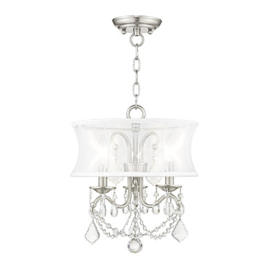 Newcastle 3 Light Mini Chandelier by Livex - 6303