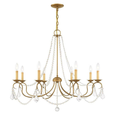 Pennington 8 Light Large Chandelier by Livex - 6518