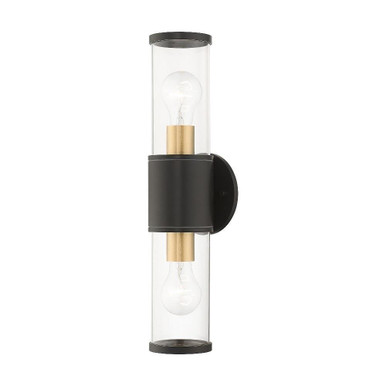 Atlantic 2 Light Outdoor Wall Lantern by Livex - 71922