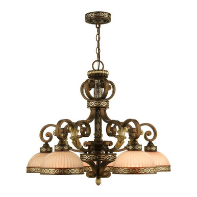 Seville 5 Light Large Chandelier by Livex - 8525-64
