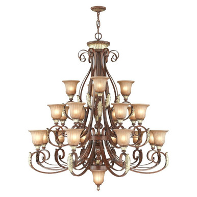 Villa Verona 22 Light Oversized Chandelier by Livex - 8569-63