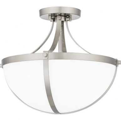 Antebellum 2 Light 14.75 Inch Wide Semi Flush Mount by Quoizel - ATB1714