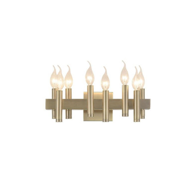 Collette 8 Light Candle Style Vanity Light by Varaluz - 357B08