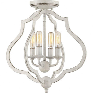 O'Keefe 4 Light 15 Inch Wide Semi Flush Mount by Quoizel - OKF1715