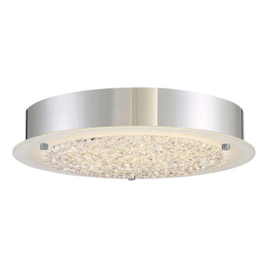 Blaze 17W 1 LED 12.25 Inch Wide Semi Flush Mount by Quoizel - PCBZ1612C