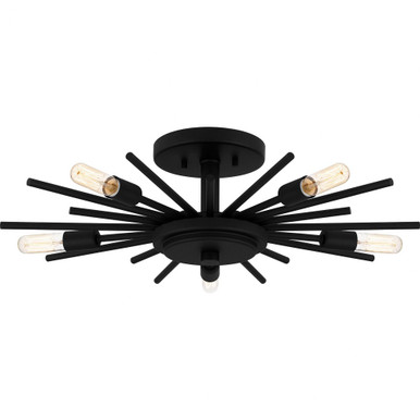 5 Light 22 Inch Wide Semi Flush Mount by Quoizel - QSF6158