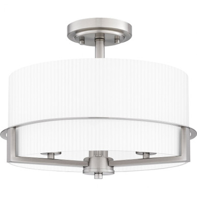 Seymour 3 Light 15 Inch Wide Semi Flush Mount by Quoizel - SEY1715