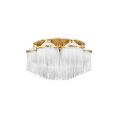 Celestial 7 Light 26.25 Inch Wide Semi Flush Mount by Corbett - 398-26-AGB