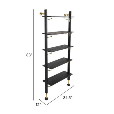 Lycan Shelf In Modern Style 83 x 34.5 Inches by Zuo Modern - 109082
